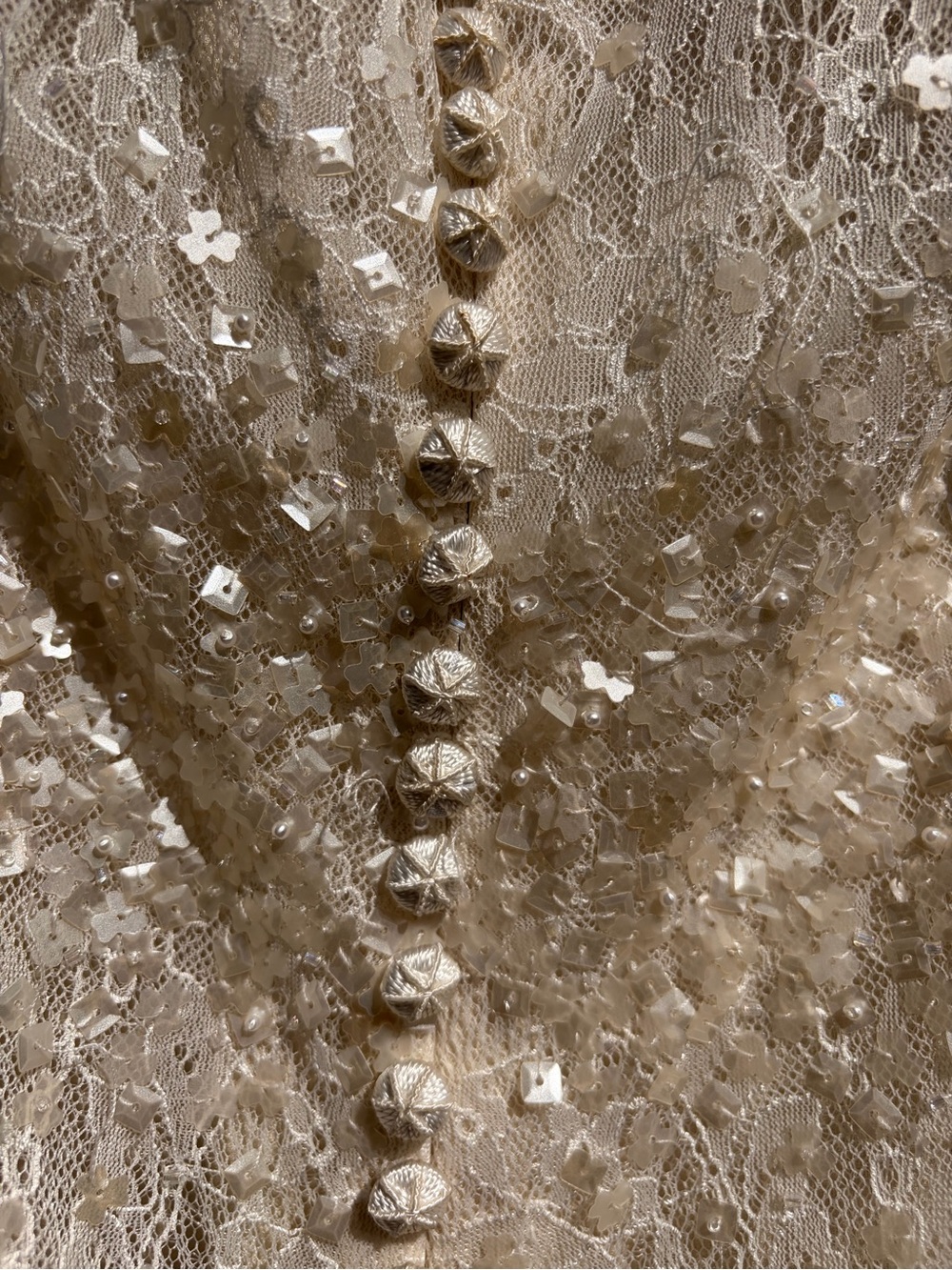 Vera Wang Bridal Gown silk lace chantilly - Picture 6 of 11
